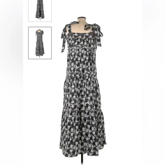 Warm size medium floral maxi dress - Picture 2 of 6